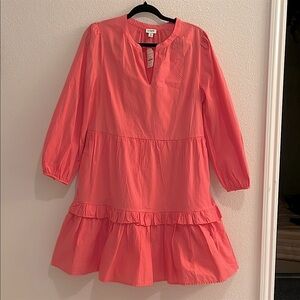 J. Crew Vibrant pink Dress. Size M
